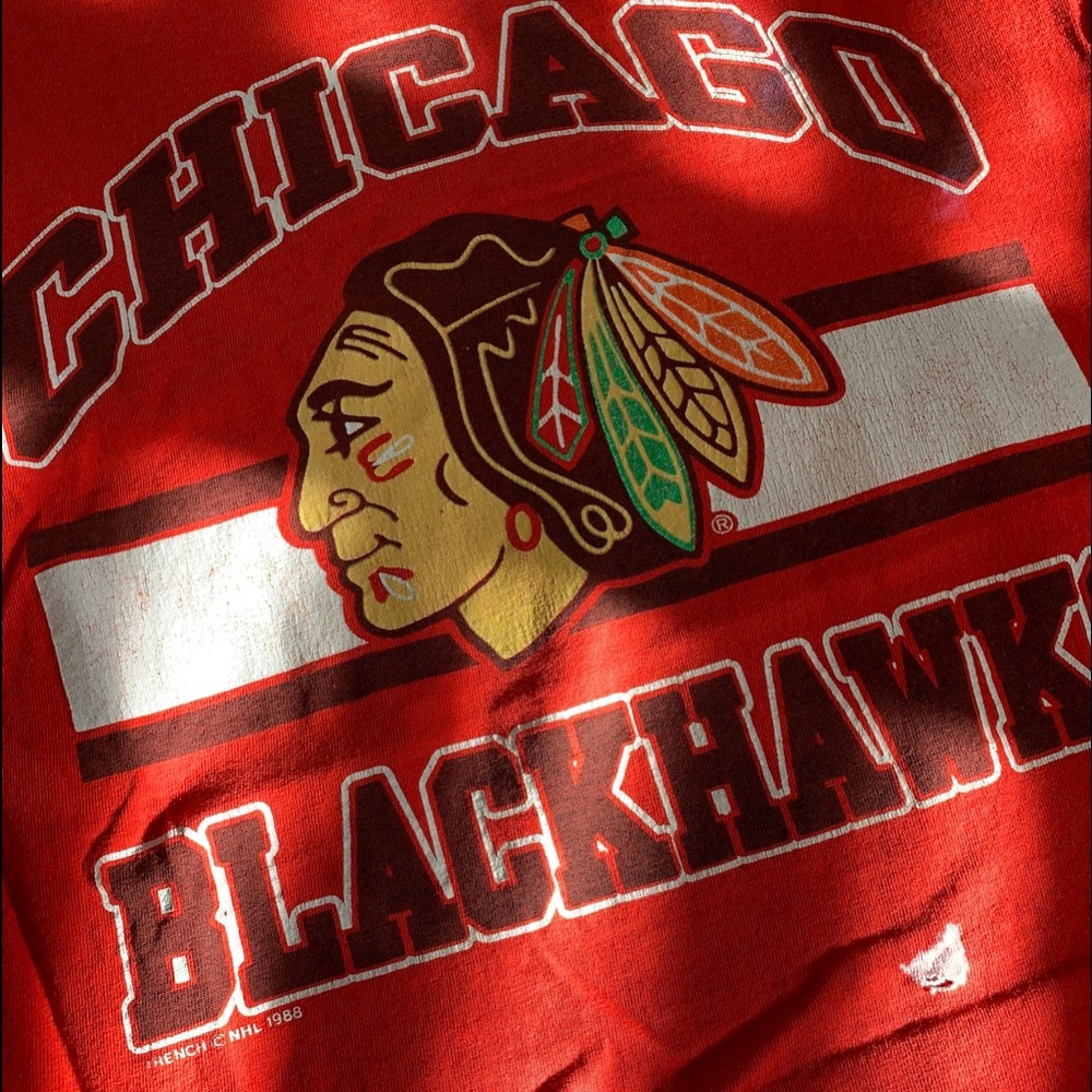 1988 chicago blackhawks tshirt - Picture 4 of 4